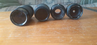 Four Camera lenses