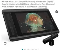 XP-PEN Artist12 11.6 Inch FHD Drawing Monitor Pen Display Graphi