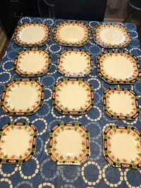 12 Antique Thomas Hughes and Sons Plates