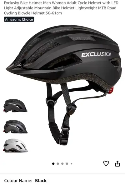 Exclusky Bike Helmet Men Women Adult Cycle Helmet with LED, View more
