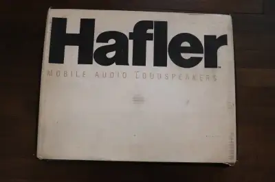 Hafler Car Audio Speakers and Alpine 3542 Power Amplifier, View more