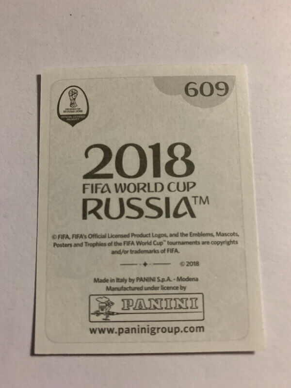 2018 PANINI FIFA WORLD CUP RUSSIA R. LEWANDOWSKI #609 POLAND dans Art et objets de collection  à Longueuil/Rive Sud - Image 2