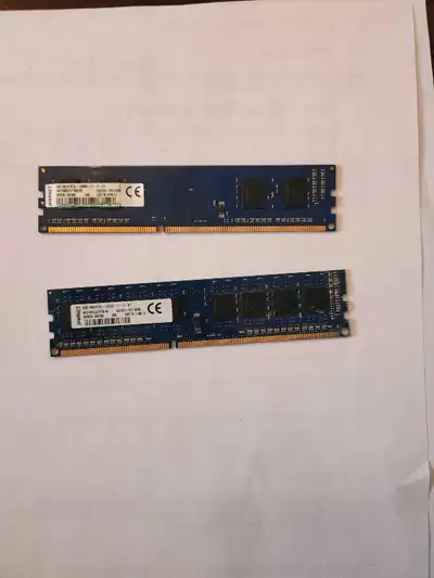 2 Kingston RAM Memory for PC - 2GB & 4GB ( see description , View more