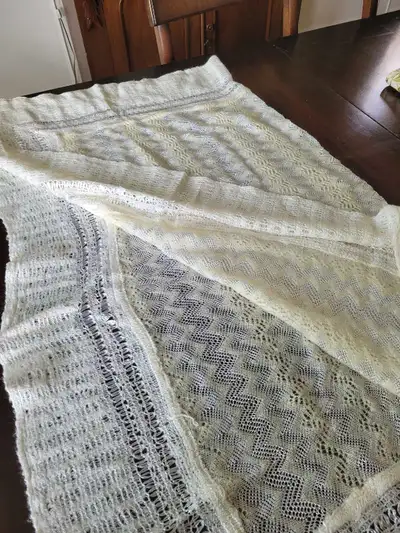 Vintage baby blanket 44" x 76", View more
