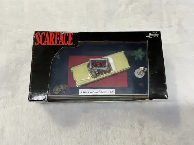 Scarface Jada 1:64 1963 Cadillac Series 62 in Box, View more