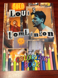 ADULT KIDS Coloring Colouring Book Louis Tomlinson One Direction