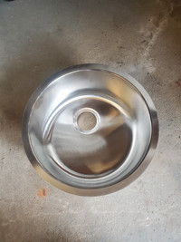 Round Stainless steel sink