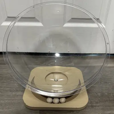Space Capsule Cat Bed with Wooden Base and Balls, View more