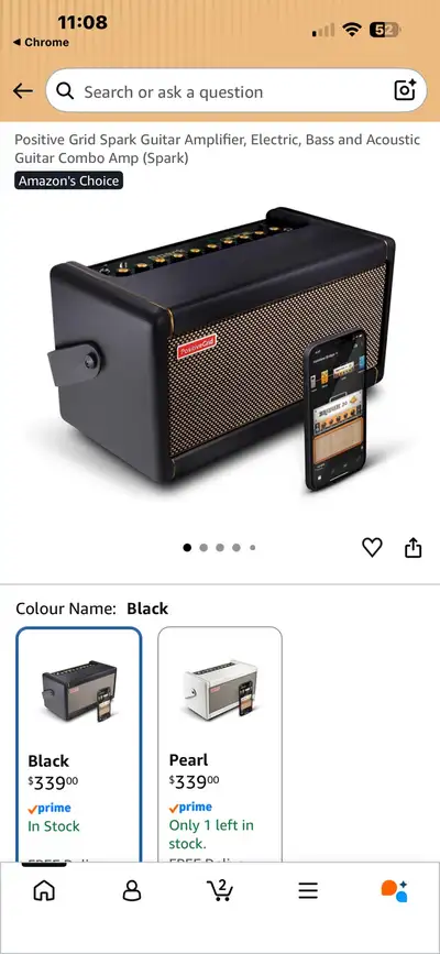 Positive Grid Spark 40 Guitar Amplifier, View more