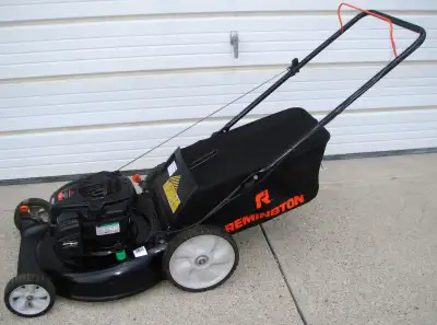REMINGTON REAR BAG GAS LAWNMOWER, View more