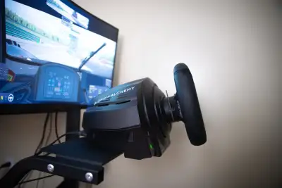 Thrustmaster T300rs wheel base + 2 wheels, View more