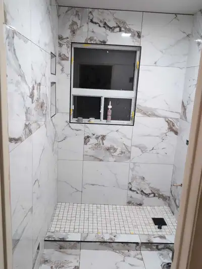 Bathroom renovation, View more
