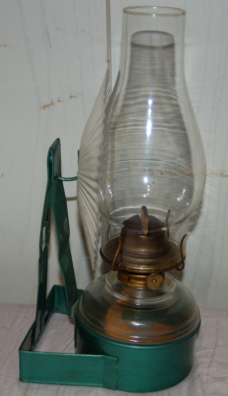 P&A Oil Lamp Lantern PATENT 1897 Antique Camp Wall Bracket in Fishing, Camping & Outdoors in Sudbury - Image 2