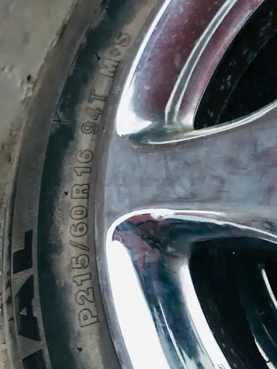Used tires with rims