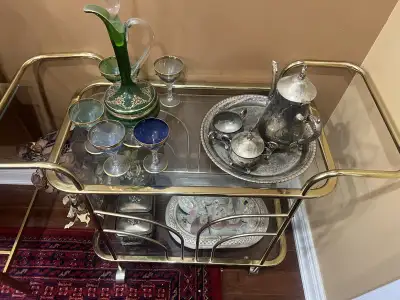 Glass Trolley, View more