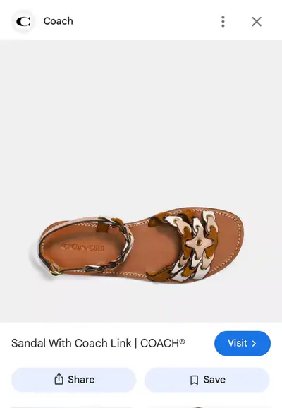 Coach Sandals, View more