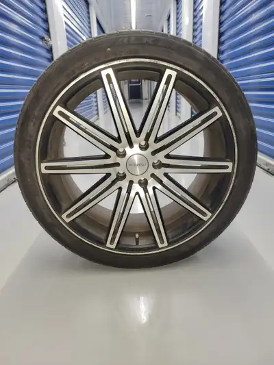 Full set of Ruffino rims. Used seasonal as summer rims, have been in storage for 3 years. Some scuff...
