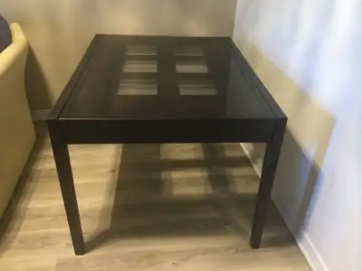 Dining Table w/glass top/Italy, View more