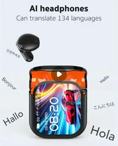 Ai INSTANT TRANSLATION EARBUDS PLUS MUSIC NEW, View more