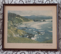 The Oregon Coast - framed picture
