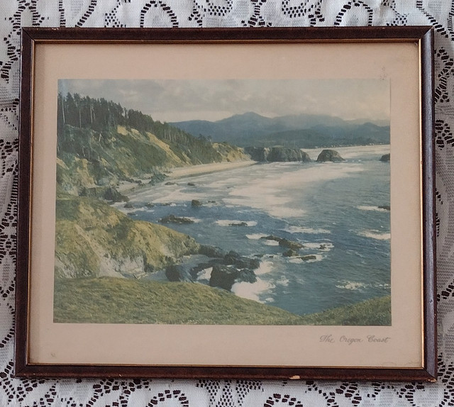 The Oregon Coast - framed picture in Arts & Collectibles in Grande Prairie