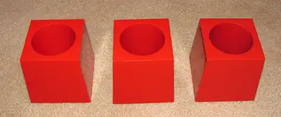 set of 3 desktop pen and pencil holders, View more