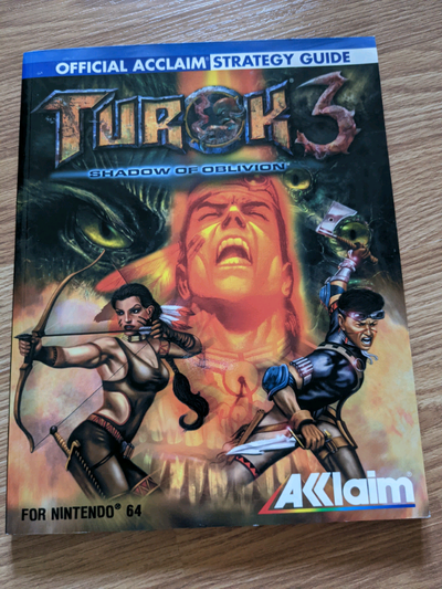 Turok 3 Shadow of Oblivion Acclaim Strategy Guide Nintendo 64, View more