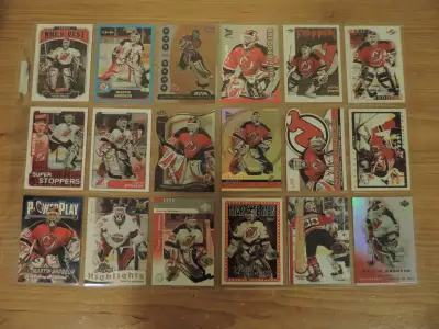Martin Brodeur Hockey Cards - 84 Total $20 for everything in picture Message with any questions Chec...
