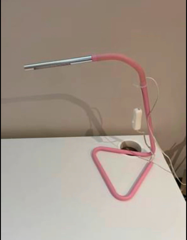 Ikea pink led lamp in Indoor Lighting & Fans in City of Toronto