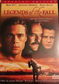 LEGENDS OF THE FALL DVD 1994 SPECIAL EDITION Brad Pitt Hopkins