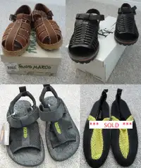 Various New Children's Sandals & Water Shoes - A Few Sizes