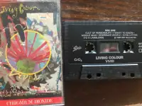 Living Color Vivid cassette tape hard rock vg++ play tested