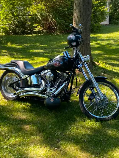 08 Softail Vance and Hines pipes FuelPak High flow breather Custom package Asking $9800 OBO Or Trade...