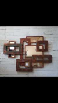 Rustic Metal Mirror