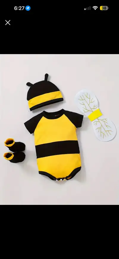 NEW Baby Bee Halloween Costume Set, View more