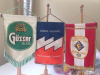 FS: Retro Vintage flags with stands