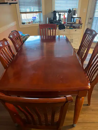 Kitchen table & 6 chairs, View more