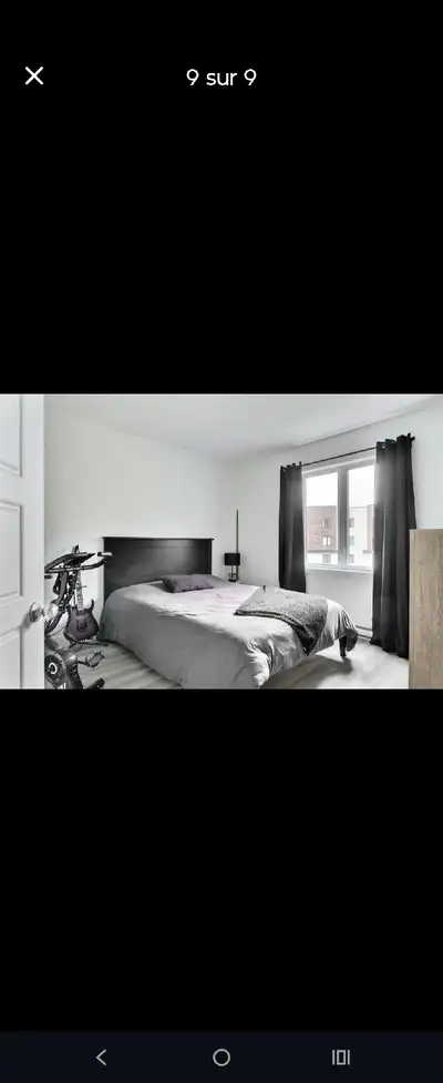 Magnifique 5 1/2 presque neuf à Lévis (Roc-Pointe, St-Nicolas), au 2ème étage, Climatisé, thermo-pom...