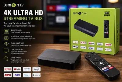 LEMON TV ANDROID BOX, View more