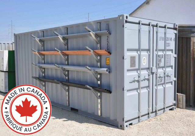 KWIK-STOR SHIPPING CONTAINER ACCESSORIES. SEACAN RACKS & SHELVES in Outdoor Tools & Storage in Barrie - Image 3