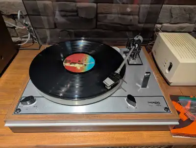 Thorens TD165 stereo turntable , View more