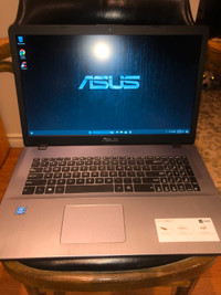 ASUS 17” Quad Core Laptop running Windows 11 w/Delivery