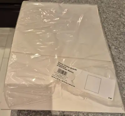 White Poster Boards, View more