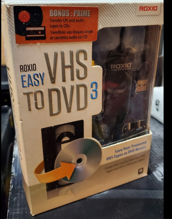 ROXIO Easy VHS to DVD "3" - NEW IN BOX in CDs, DVDs & Blu-ray in Abbotsford