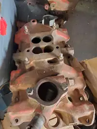 Old cast iron sbc intake Chevy 60's?
