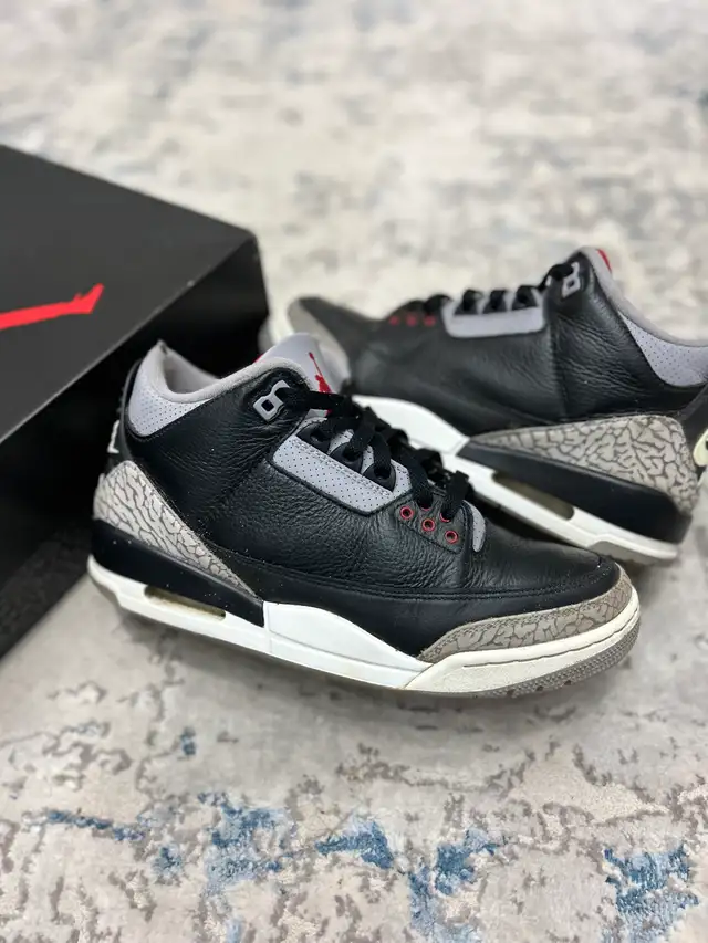 Jordan 3 Black Cement 2024 (Size 9.5)