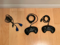 Sega Genesis Controllers with PC USB adapter cable