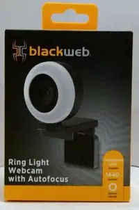 Webcam with LED Light Ring - New in box 