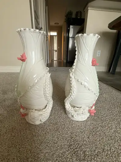 Dragon Vases （15” tall), View more