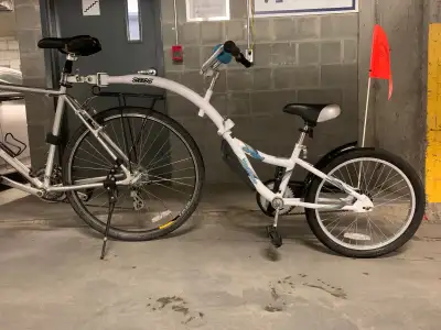 Vélo-remorque (girafe) de marque Co-Pilote  pour enfant, View more